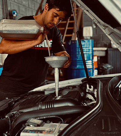 troca de óleo automotiva